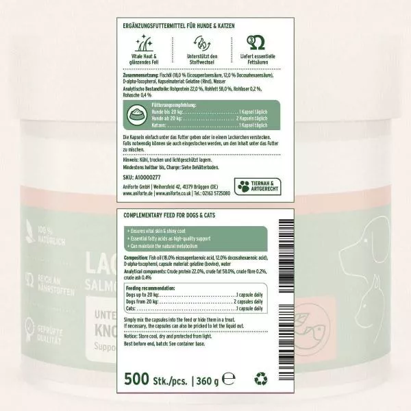 Lachsöl Omega 3 - Kapseln